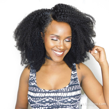 2019 hot sale product virgin Mongolian afro kinky curly human hair extension